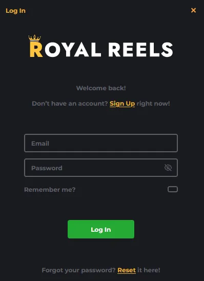 Royal Reels Log In Royal Reels Log In